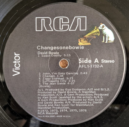 David Bowie : ChangesOneBowie (LP, Comp, RE, Ind)