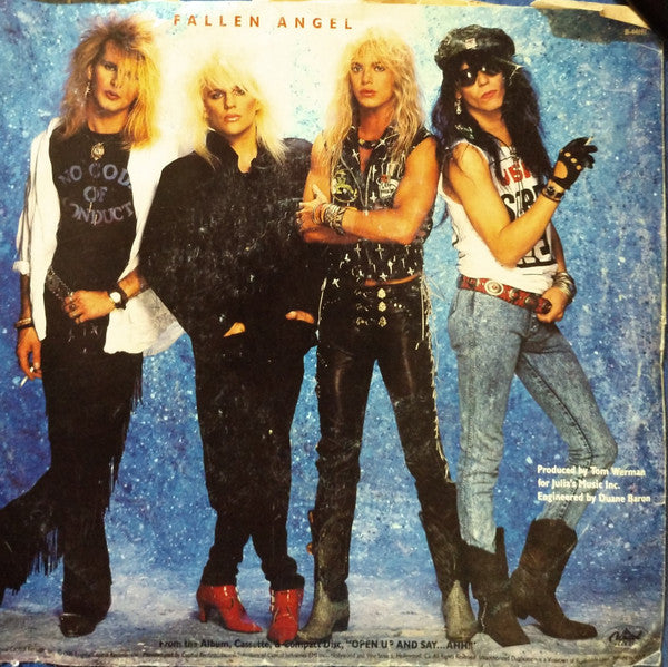 Poison (3) : Fallen Angel (7", Promo)