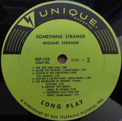 Michael Strange (3) : Something Strange (LP, Album, Mono)