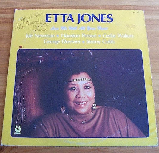 Etta Jones : Love Me With All Your Heart (LP)