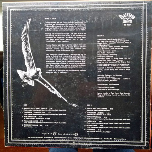 Liam Clancy : Farewell To Tarwaithie (LP, Album)