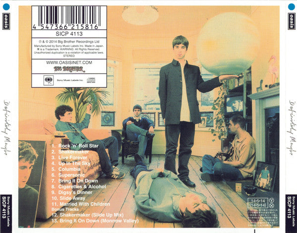 Oasis (2) : Definitely Maybe (CD, Album, RE, RM, 20t)