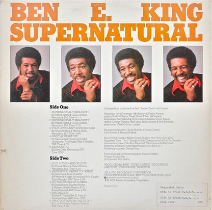 Ben E. King : Supernatural (LP, Album, Pre)