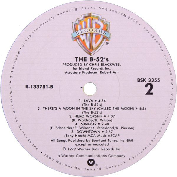 The B-52's : The B-52's (LP, Album, Club, RE, RCA)