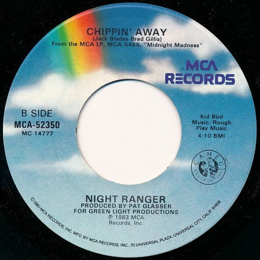 Night Ranger : Sister Christian (7", Single, Glo)