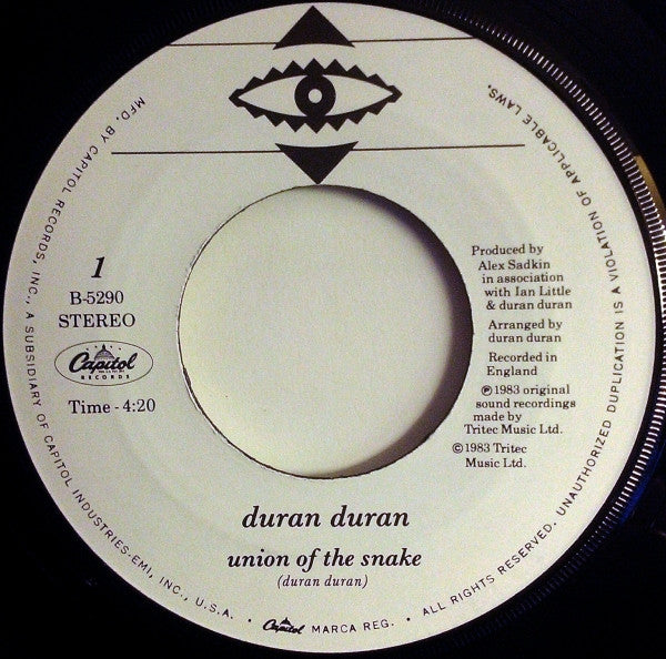 Duran Duran : Union Of The Snake (7", Single)