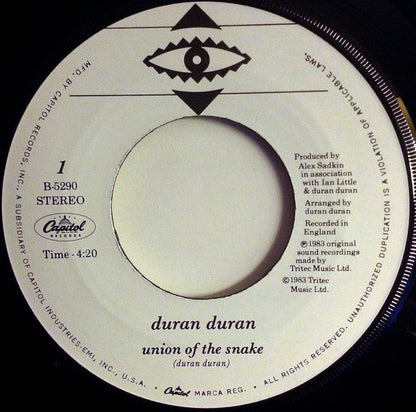 Duran Duran : Union Of The Snake (7", Single)