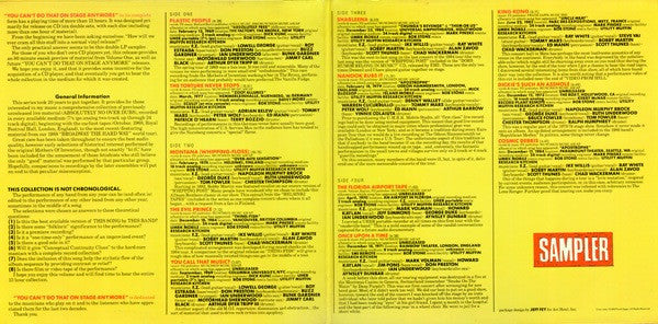 Zappa* : You Can't Do That On Stage Anymore (Sampler) (2xLP, Smplr)