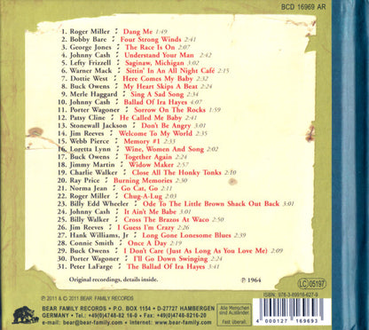Various : Dim Lights, Thick Smoke & Hillbilly Music - Country & Western Hit Parade - 1964 (CD, Comp)