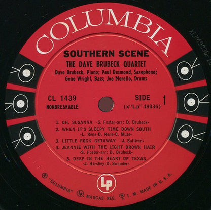Dave Brubeck Quartet*, Trio* And Duo* : Southern Scene (LP, Album, Mono)