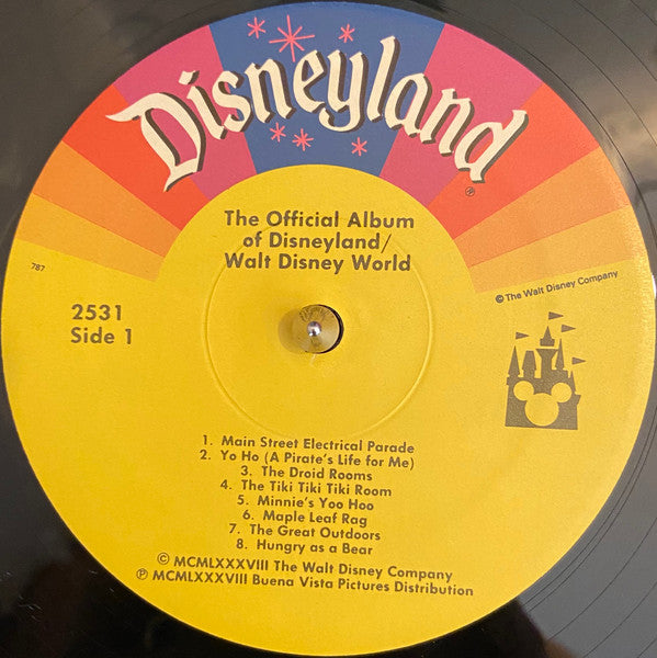 Various : The Official Album Of Disneyland / Walt Disney World (LP, Album)
