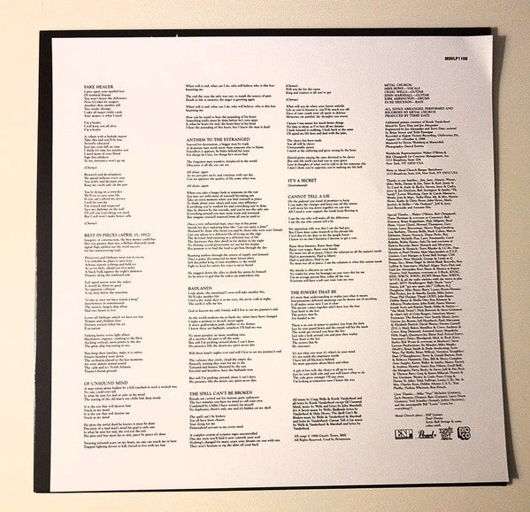 Metal Church : Blessing In Disguise (LP, Album, RE, 180)