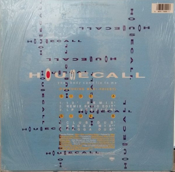 Shabba Ranks : Housecall (Your Body Can't Lie To Me) (12")