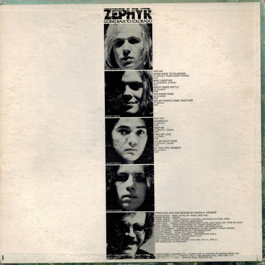 Zephyr (2) : Going Back To Colorado (LP, Promo)