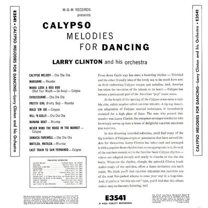 Larry Clinton And His Orchestra : Calypso Melodies For Dancing (LP, Mono)
