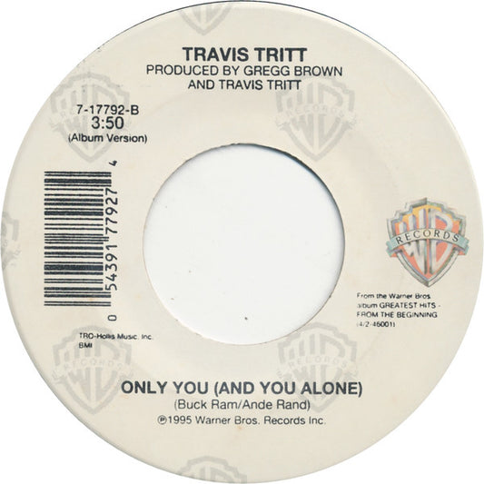 Travis Tritt : Sometimes She Forgets (7", Single)