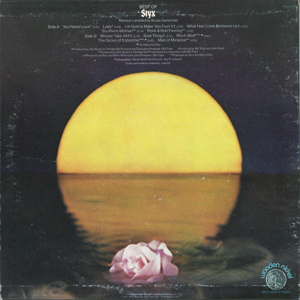 Styx : Best Of Styx (LP, Comp, Ind)