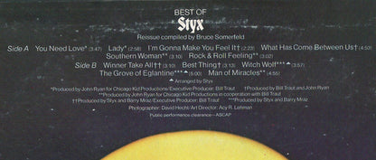 Styx : Best Of Styx (LP, Comp, Ind)