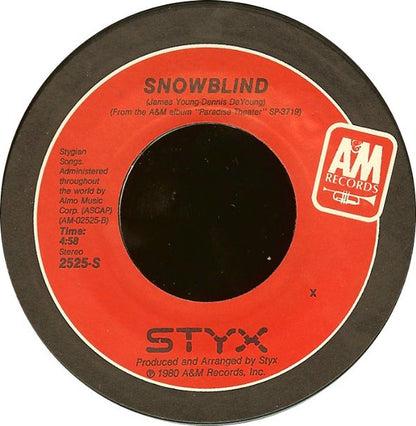 Styx : Mr. Roboto (7", Single, Styrene, Pit)