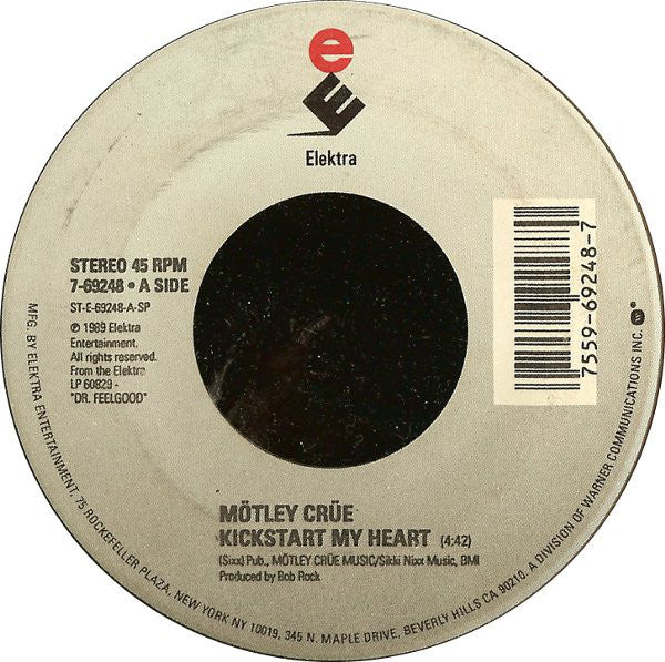 Mötley Crüe : Kickstart My Heart (7", Single, Spe)