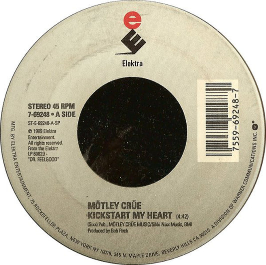 Mötley Crüe : Kickstart My Heart (7", Single, Spe)
