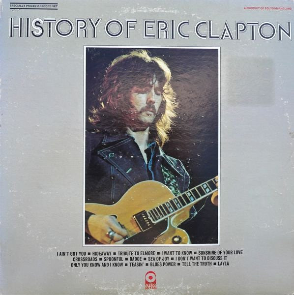 Eric Clapton : History Of Eric Clapton (2xLP, Comp, RI)