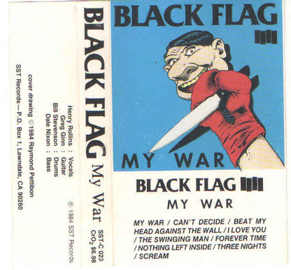Black Flag : My War (Cass, Album, Whi)