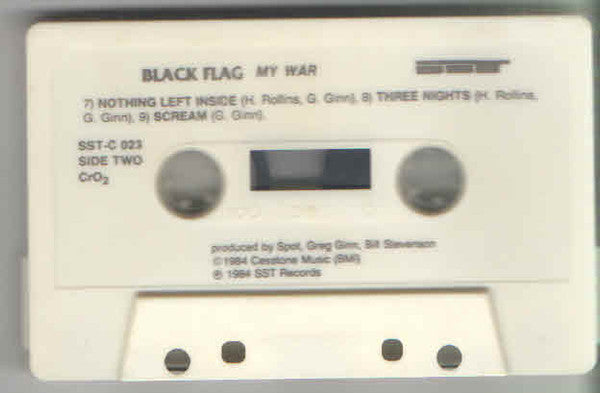 Black Flag : My War (Cass, Album, Whi)