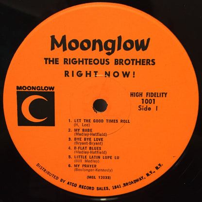The Righteous Brothers : Right Now! (LP, Album, Mono, MGM)