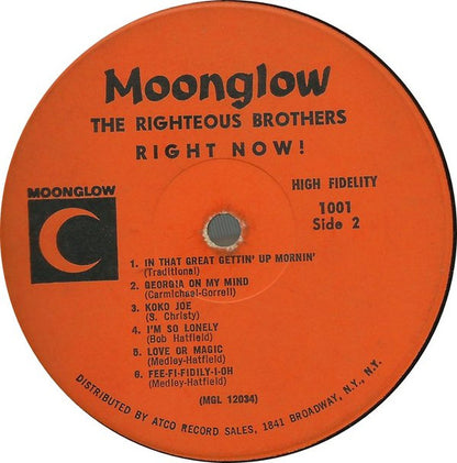 The Righteous Brothers : Right Now! (LP, Album, Mono, MGM)