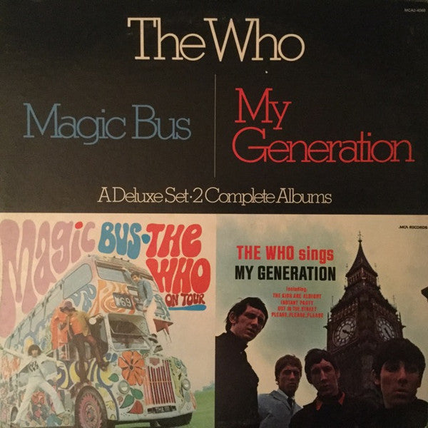 The Who : Magic Bus / The Who Sings My Generation (2xLP, Album, Comp, RE, Pin)