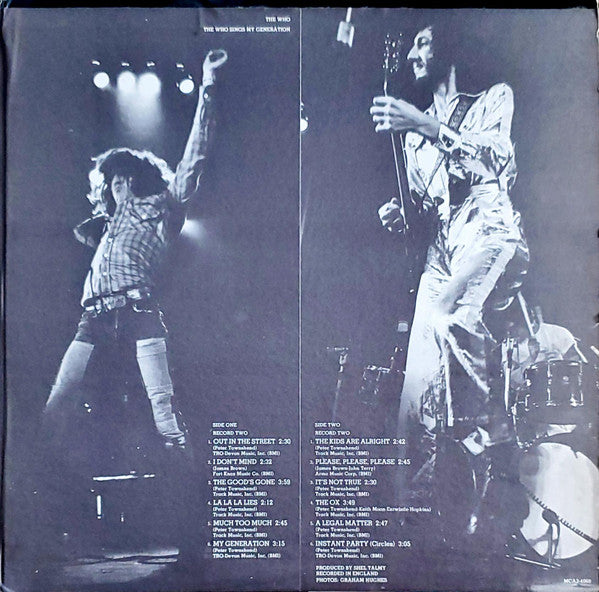 The Who : Magic Bus / The Who Sings My Generation (2xLP, Album, Comp, RE, Pin)