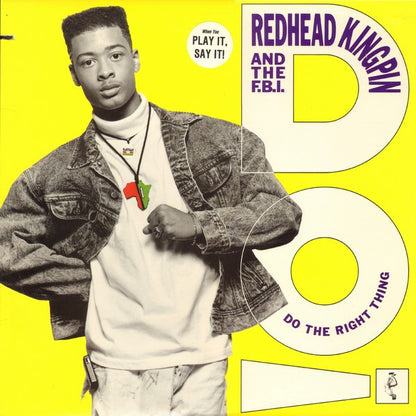 Redhead Kingpin And The FBI : Do The Right Thing (12", Promo)