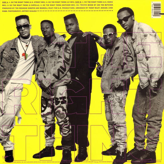 Redhead Kingpin And The FBI : Do The Right Thing (12", Promo)