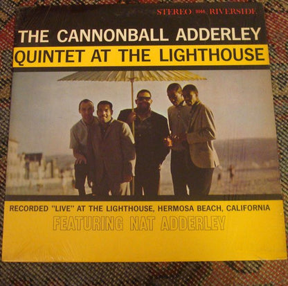 The Cannonball Adderley Quintet Featuring Nat Adderley : At The Lighthouse (LP, Album)