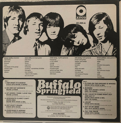 Buffalo Springfield : Buffalo Springfield (LP, Album, RE, PR;)