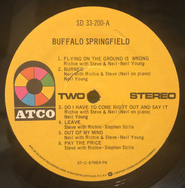 Buffalo Springfield : Buffalo Springfield (LP, Album, RE, PR;)