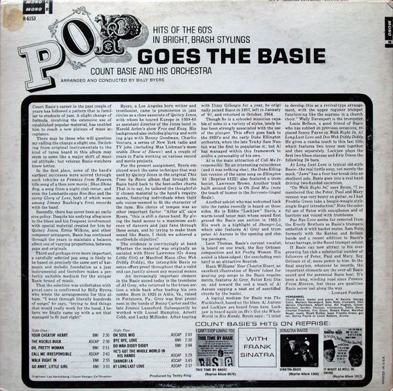 Count Basie : Pop Goes The Basie (LP, Album, Mono)