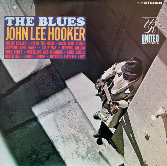 John Lee Hooker : The Blues (LP, Comp, RE)