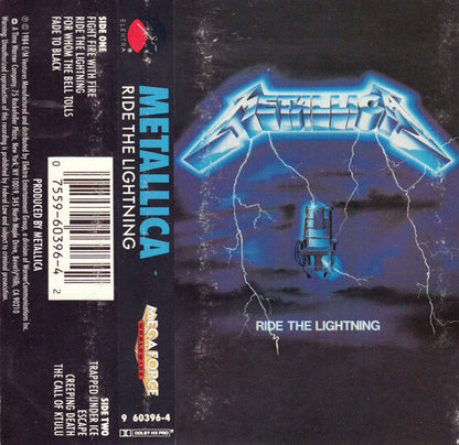 Metallica : Ride The Lightning (Cass, Album, RE, SR,)