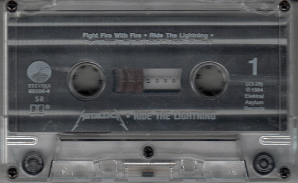Metallica : Ride The Lightning (Cass, Album, RE, SR,)