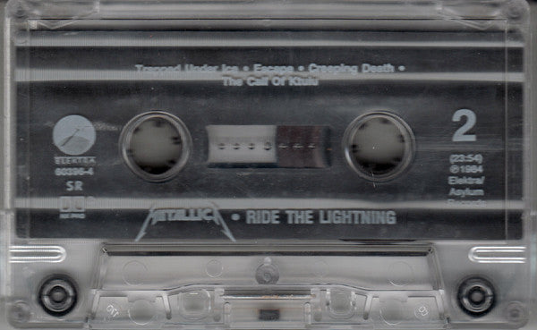 Metallica : Ride The Lightning (Cass, Album, RE, SR,)