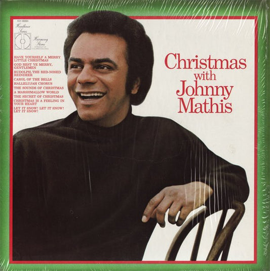 Johnny Mathis : Christmas With Johnny Mathis (LP, RE)