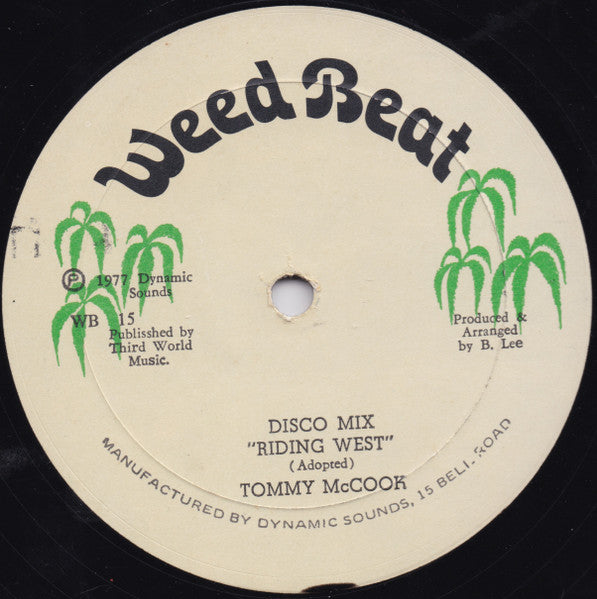 Tommy McCook : Riding West (12")
