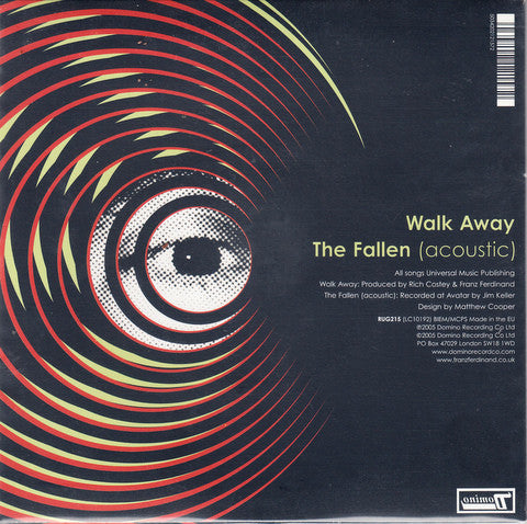 Franz Ferdinand : Walk Away (7", Single)