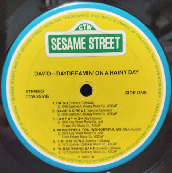 David (188) : David Daydreamin' On A Rainy Day (LP, Album)