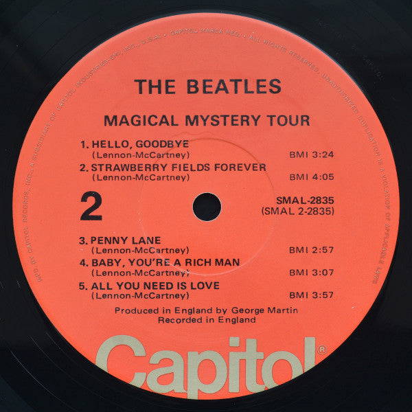 The Beatles : Magical Mystery Tour (LP, Album, RE, Win)