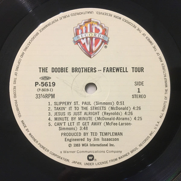 The Doobie Brothers : Farewell Tour (2xLP, Album, Gat)