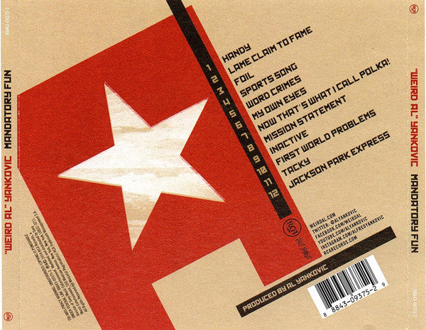 "Weird Al" Yankovic : Mandatory Fun (CD, Album)