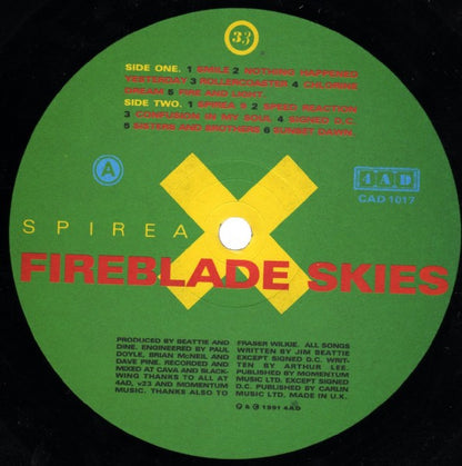 Spirea X : Fireblade Skies (LP, Album)